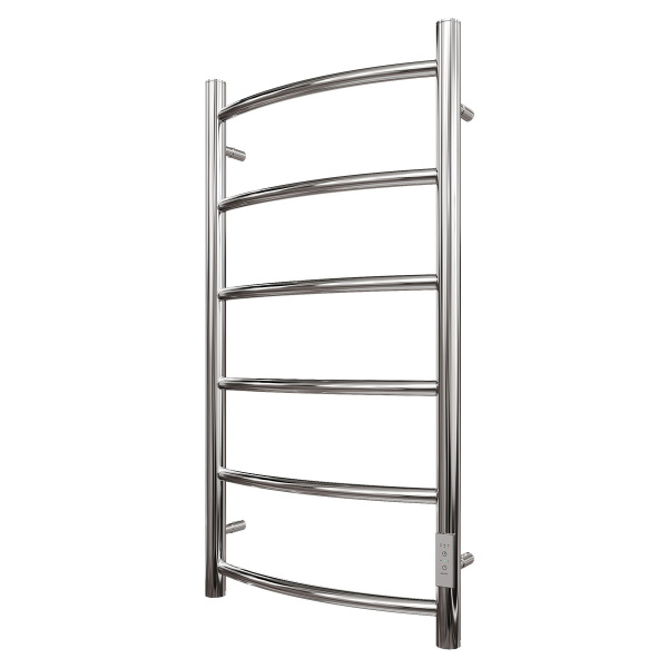 полотенцесушитель point афина п6 pn04848 электрический, диммер справа, 40x80 см, хром
