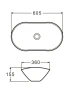 раковина-чаша belbagno 60 bb1404-h316 бежевая матовая