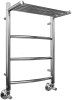 Полотенцесушитель Point Афина PN04156P водяной, с полкой, 50x60 см, хром