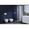 унитаз подвесной geberit smyle square 500.683.01.1 безободковый, с сидением микролифт, цвет белый