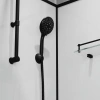 душевая кабина niagara standart st90/15ql/kl/bkt 90х90 см, без крыши, с тропическим душем