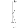 Душевая система с термостатом Hansgrohe Croma 220 Showerpipe 27223000