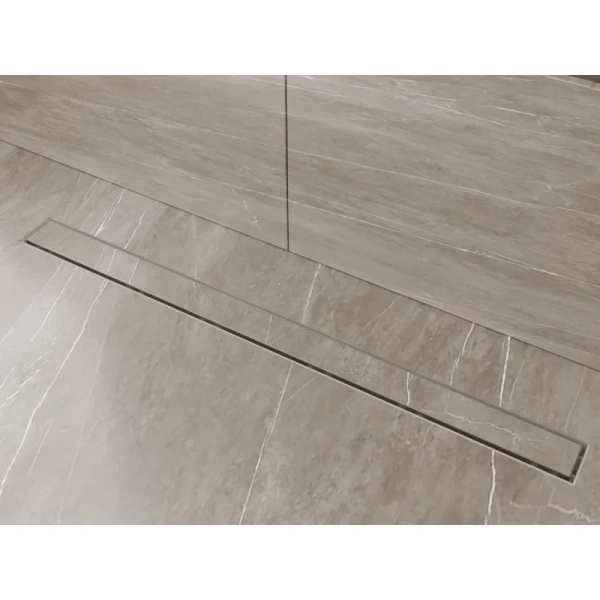 душевой трап (лоток) plumberia selection modular psm70mt 70 см, с решеткой, 2 в 1 под плитку, нержавеющая сталь