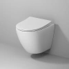 унитаз niagara vista ng-9301 подвесной, безоботовый, с сиденьем микролифт, белый 