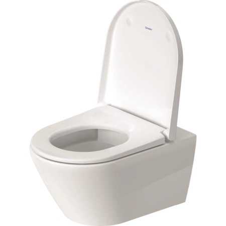 унитаз duravit d-neo 45770900a1 подвесной, безободковый, сиденьем микролифт, белый