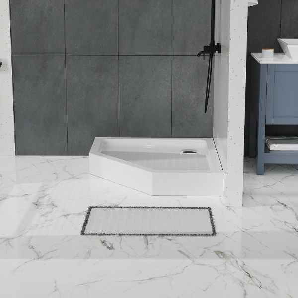 акриловый поддон для душа belbagno tray 90x90 tray-bb-p-90-15-w белый