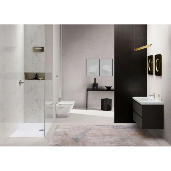 раковина gsi norm 8633111 подвесная, 100x50 см, bianco lucido (белый глянец)