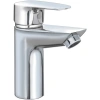 Смеситель для раковины AQUAme Prato AQMP6111 с донным клапаном, хром