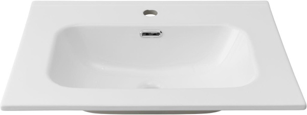 раковина 60 см aquanet flat 00254363 белая