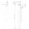 гигиенический комплект abber wasser kreis af8125rg, цвет розовое золото