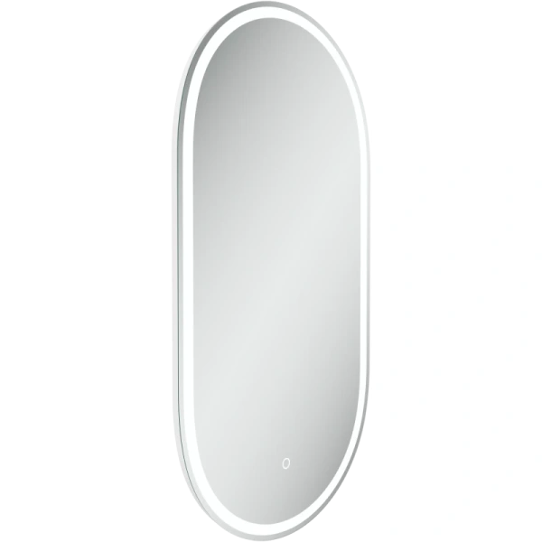 зеркало sancos oval 55 ov55f с подсветкой с сенсорным выключателем и диммером