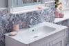 раковина полувстраиваемая aquanet sanovit sharp 105 14105-kl 00196393 белая