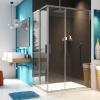 душевой уголок wasserkraft lippe 120×90 45s07 профиль хром, стекло прозрачное