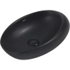 раковина 49x31 см abber bequem ac2107mb, черный матовый