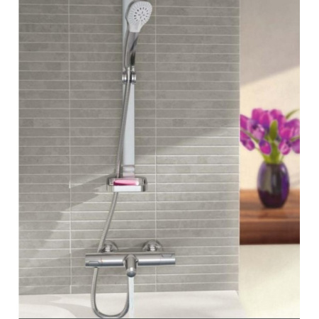 смеситель для ванны с душем ideal standard ceratherm 100 a4623aa с термостатом хром