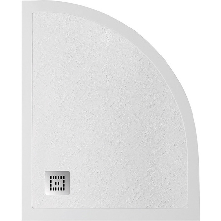 Поддон из искусственного мрамора BelBagno TRAY-MR-UNO-RH-120/80-550-35-W-L-CR