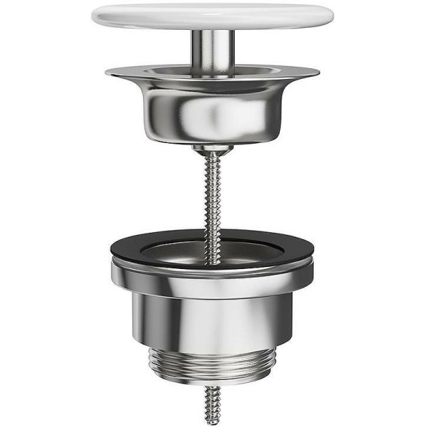 донный клапан kerama marazzi drr.1/wht белый глянцевый