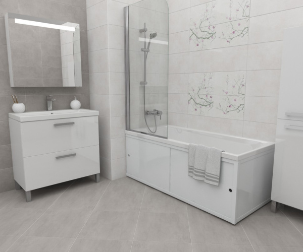боковая панель для ванны cersanit universal pb-type2*75 75x см