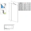 шторка для ванны radaway idea black pnj ii 50 10001050-54-01 прозрачное