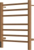 полотенцесушитель point веста pn70756br электрический, 50x60 см, бронзовый
