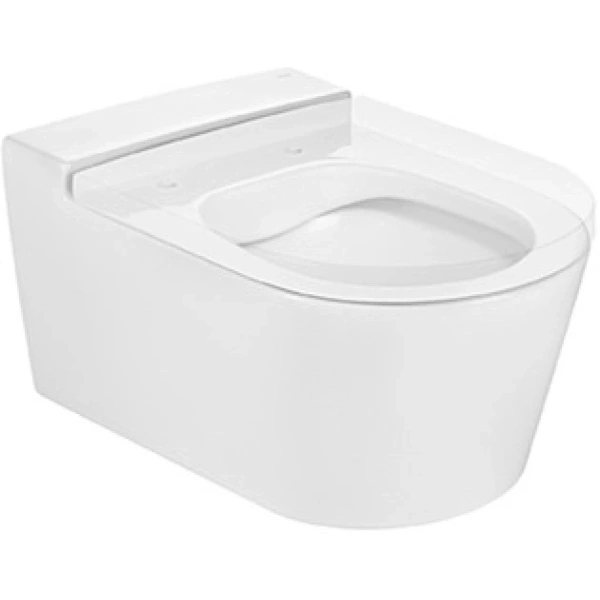 унитаз подвесной roca inspira 346528000 безободковый, белый