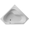 акриловая ванна jacob delafon bain douche 145x145 l e6222ru-00 без гидромассажа