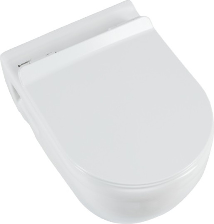 унитаз подвесной aquanet rimless glide-w cl-11042 00210772 безободковый с сиденьем микролифт, цвет белый