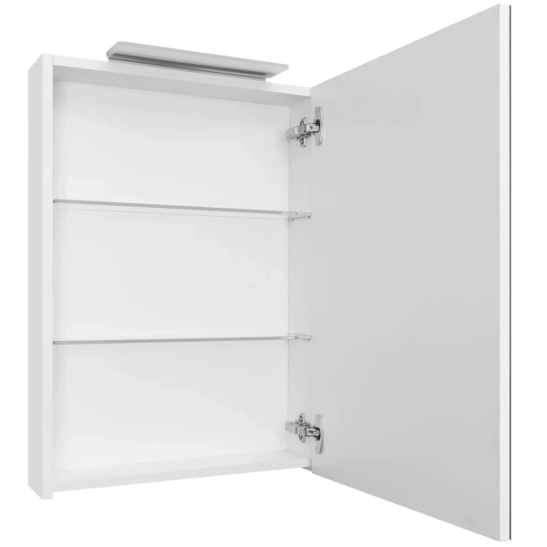 зеркальный шкаф 50x70 см белый глянец r roca oleta a857644806