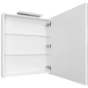 зеркальный шкаф 60x70 см белый матовый r roca oleta a857646501