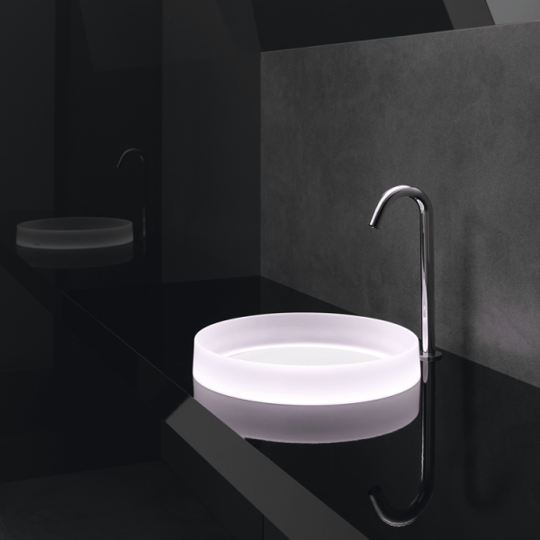 раковина в ванную накладная 40 см toto luminist mrz700bcb1
