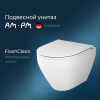 унитаз am.pm spirit v2.0 c701700mwsc подвесной, безободковый, с сиденьем микролифт, белый матовый