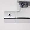 смеситель для ванны и душа wasserkraft naab 8611 thermo термостатический, цвет хром