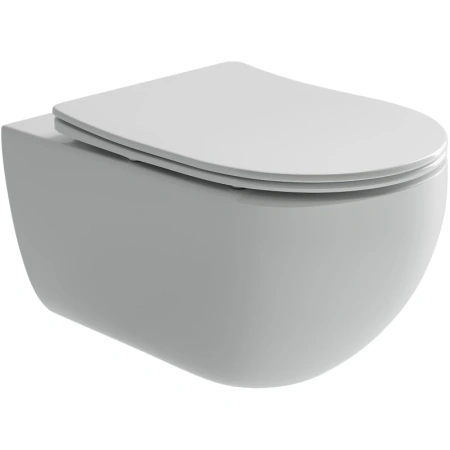 Унитаз Ceramicanova Long CN3015 подвесной, с сиденьем микролифт, белая