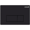 Клавиша смыва Creavit Arc GP8002.01 Черная матовая