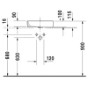 накладная раковина в ванную duravit starck 2 2321440000