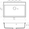 кухонная мойка omoikiri daisen 77-ca 4993627 карамель