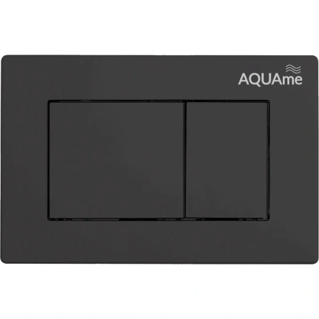 Кнопка смыва AQUAme AQM4102B для инсталляции, черный матовый