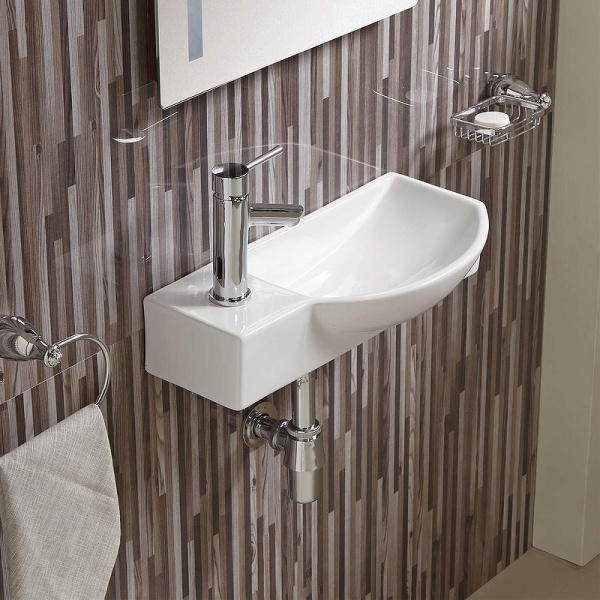 раковина weltwasser aisbach 7945 gl-wt l 45 10000008690 белая глянцевая