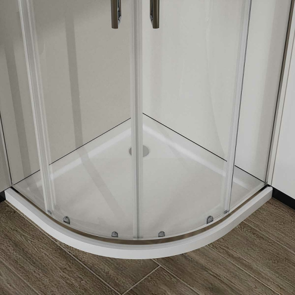 душевой уголок vincea city 90×90 vsq-5ct900cl профиль хром, стекло прозрачное