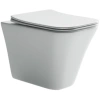 унитаз ceramicanova mono cn1902 подвесной, с сиденьем микролифт, белая