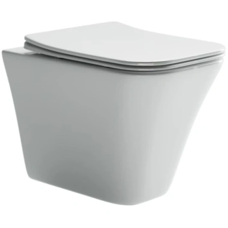 унитаз ceramicanova mono cn1902 подвесной, с сиденьем микролифт, белая