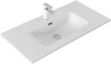 раковина 90 см aquanet flat 00284029 белая