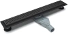 душевой лоток esbano combi 70 c-nice-70mb estrcomnice70mb с черной матовой решеткой