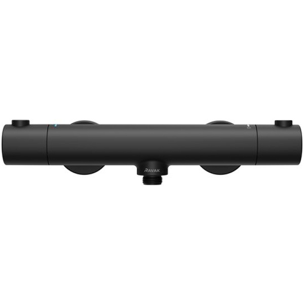 смеситель для душа ravak puri pu 033.20/150 x070188 с термостатом, черный матовый