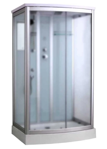 душевая кабина timo standart silver fabric t-6615sf 120х90