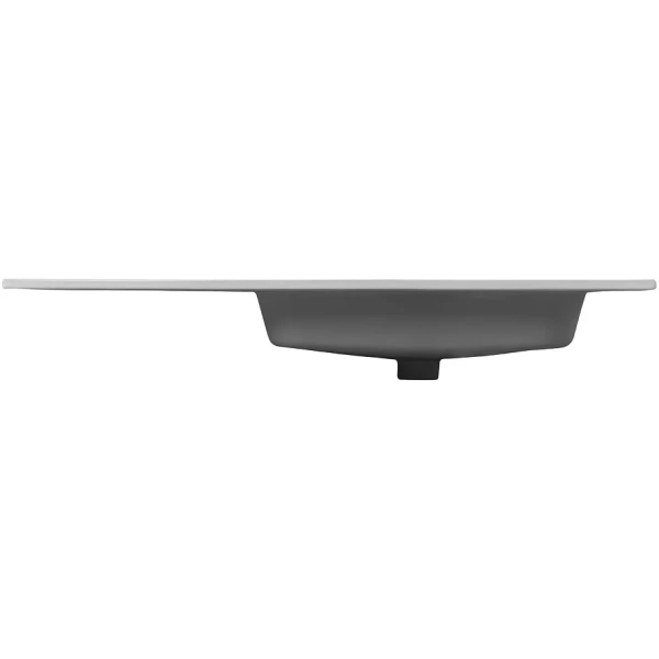 раковина cezares duet czr-8095-100-r 101x46 см r, накладная, белый