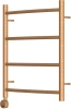 полотенцесушитель point афина pn04156bre электрический, 50x60 см, бронза