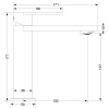 смеситель для раковины vincea vogue (ss) vbf-2vs1gm вороненая сталь