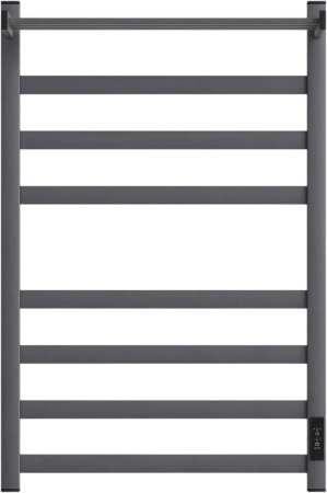 полотенцесушитель point меркурий pn83858pgr электрический, с полкой, 50x80 см, графит