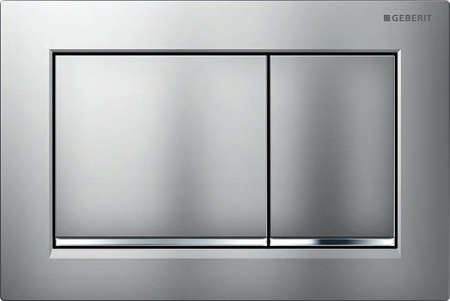 Кнопка для инсталяции Geberit Omega 30 115.080.KN.1 цвет хром/матовый цвет хром/глянцевый цвет хром